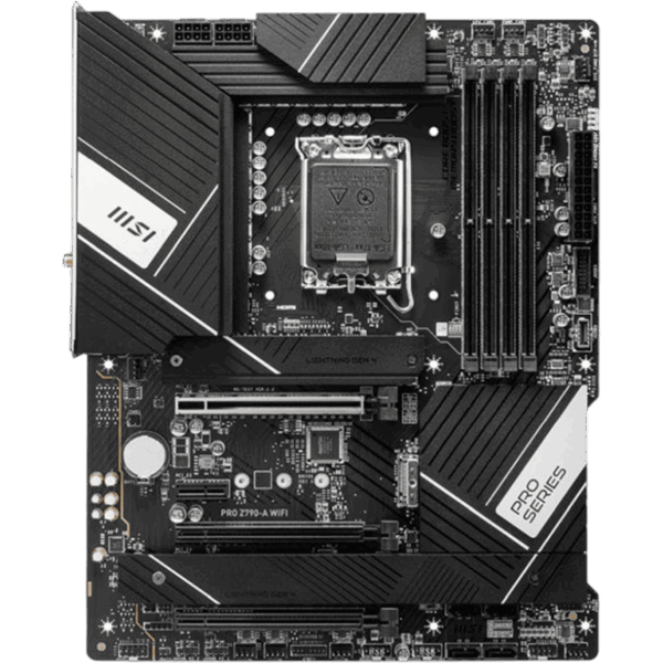 MSI Motherboard PRO Z790-A WiFi [DDR5 | 1700 | ATX] / 911-7E07-003