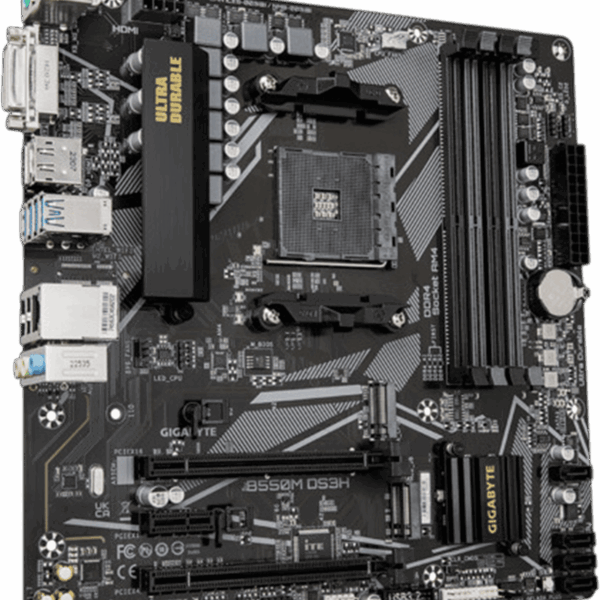 GIGABYTE Motherboard B550M DS3H 1.7 [DDR4 | AM4 | MATX] / 9MB55MDSH-00-G17 - Image 3