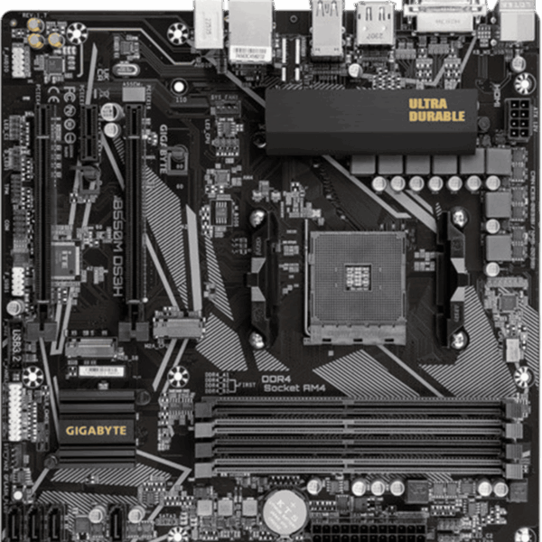 GIGABYTE Motherboard B550M DS3H 1.7 [DDR4 | AM4 | MATX] / 9MB55MDSH-00-G17 - Image 4