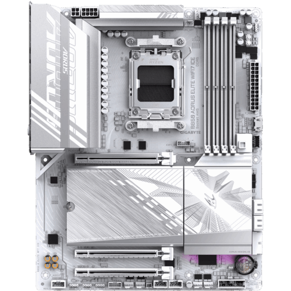 GIGABYTE Motherboard B850 AORUS Elite WiFi7 ICE [DDR5 | AM5 | ATX] / 9MB85EL7E-00-G10 - Image 2