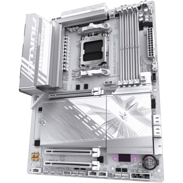 GIGABYTE Motherboard B850 AORUS Elite WiFi7 ICE [DDR5 | AM5 | ATX] / 9MB85EL7E-00-G10 - Image 3