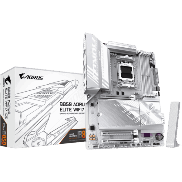 GIGABYTE Motherboard B850 AORUS Elite WiFi7 ICE [DDR5 | AM5 | ATX] / 9MB85EL7E-00-G10 - Image 5