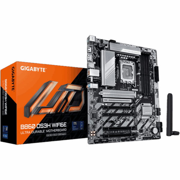 GIGABYTE Motherboard B860 DS3H WiFi6E [DDR5 | 1851 | ATX] / 9MB86D3H6-00-G10 - Image 4