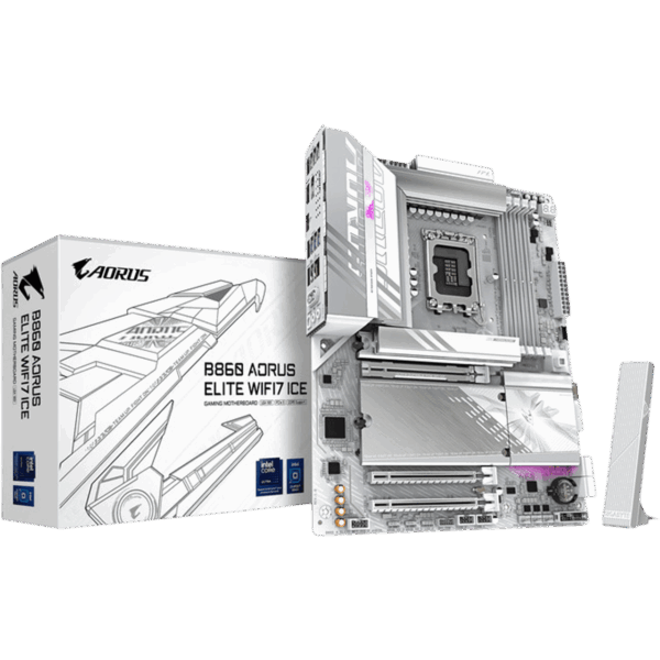 GIGABYTE Motherboard B860 AORUS Elite WiFi7 ICE [DDR5 | 1851 | ATX] / 9MB86EL7E-00-G10 - Image 5