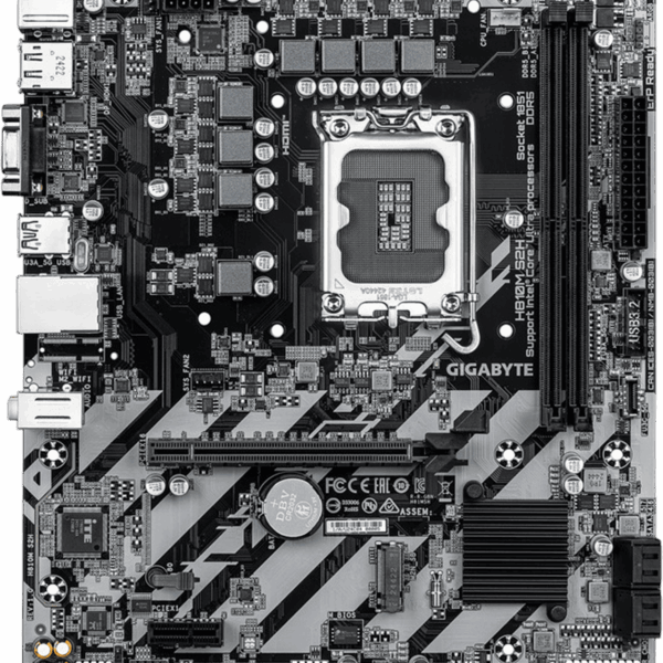 GIGABYTE Motherboard H810M S2H 1.0 [DDR5 | 1851 | MATX] / 9MH81MSH-00-G10 - Image 2