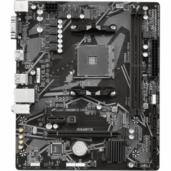 GIGABYTE Motherboard A520M K V2 [DDR4 | AM4 | MATX] / A520M K V2 - Image 2