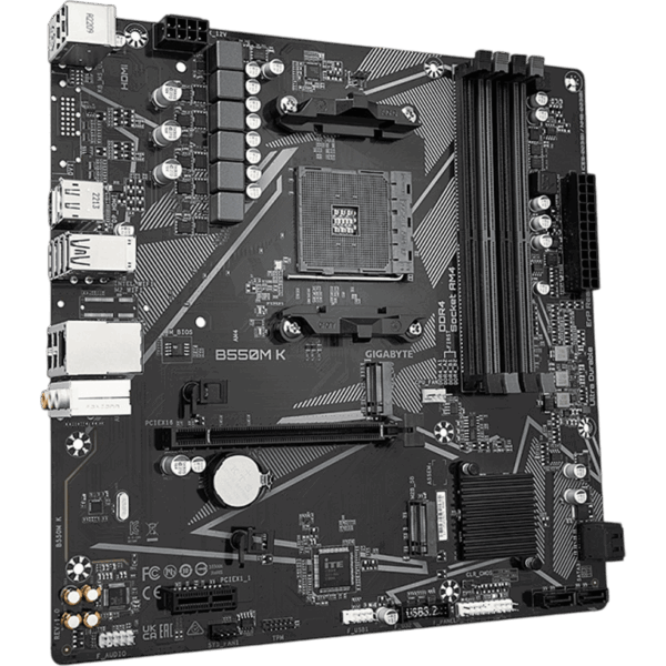GIGABYTE Motherboard B550M K [DDR4 | AM4 | MATX] / B550M K G10