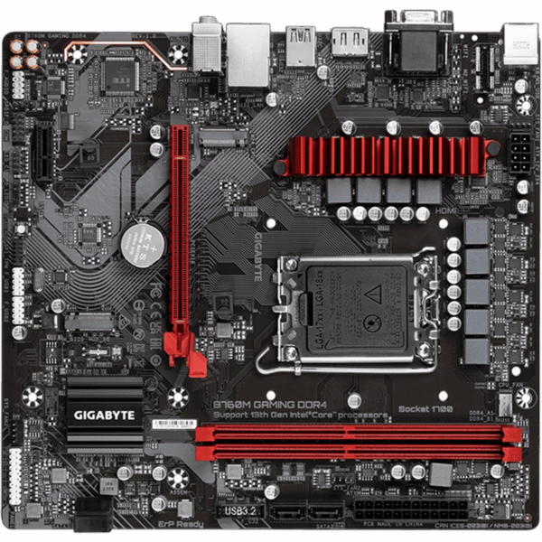 GIGABYTE Motherboard B760M Gaming [DDR4 | 1700 | MATX] / B760M GAMING DDR4 - Image 2