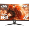 AOC Monitor 32'' Curved [VA | FHD | 240Hz | 1ms | 3Y] / C32G2ZE/BK
