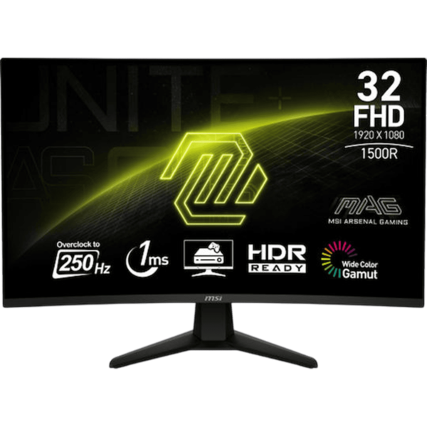 MSI Monitor 32'' Curved [VA | FHD | 180Hz | 1ms | 2Y] / MAG32C6X