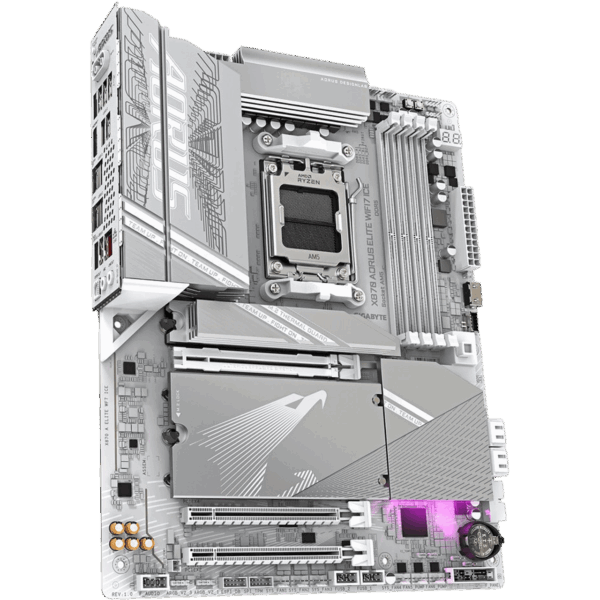 GIGABYTE Motherboard X870 A Elite WiFi7 ICE [DDR5 | AM5 | ATX] / X870 A ELITE WF7 ICE