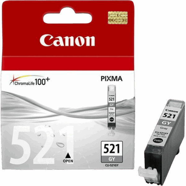 CANON Ink CLI-521 Gray | 2937B001 - Image 2