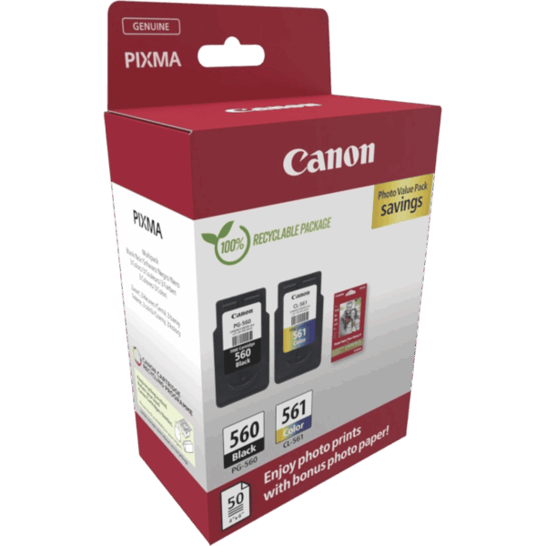 CANON Ink CRG PG-560 / CL-561 PVP | 3713C008 - Image 2
