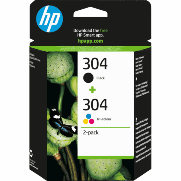 HP Ink 304 Original Black / Cyan / Magenta / Yellow / Multipack | 3JB05AE - Image 2