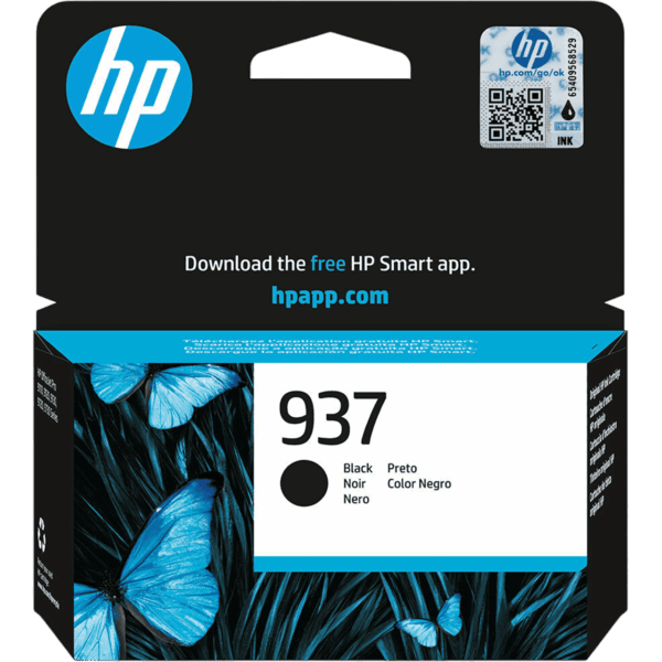 HP Ink 937 Black Original Cartridge | 4S6W5NE