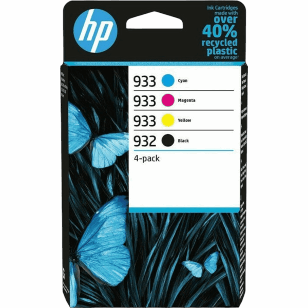 HP Ink 932 / 933 Original Standard Yield Black Cyan Magenta Yellow | 6ZC71AE