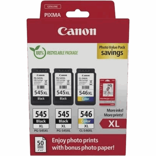 CANON Ink PG-545XLx2 | CL-546XL | 8286B013 - Image 2