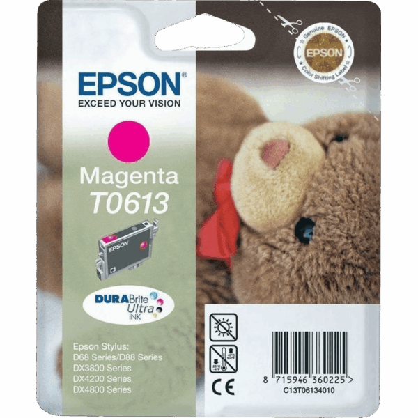 EPSON Ink T0613 Magenta | C13T06134020