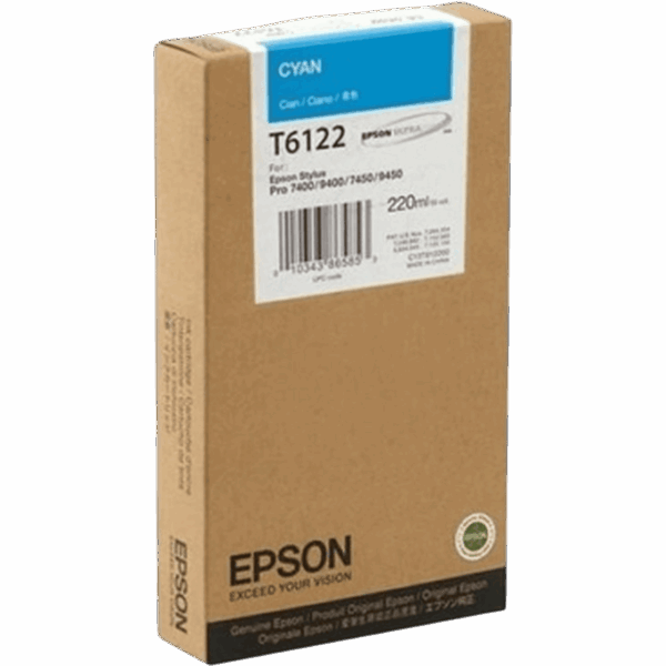 EPSON Ink Cartridge Cyan | C13T612200