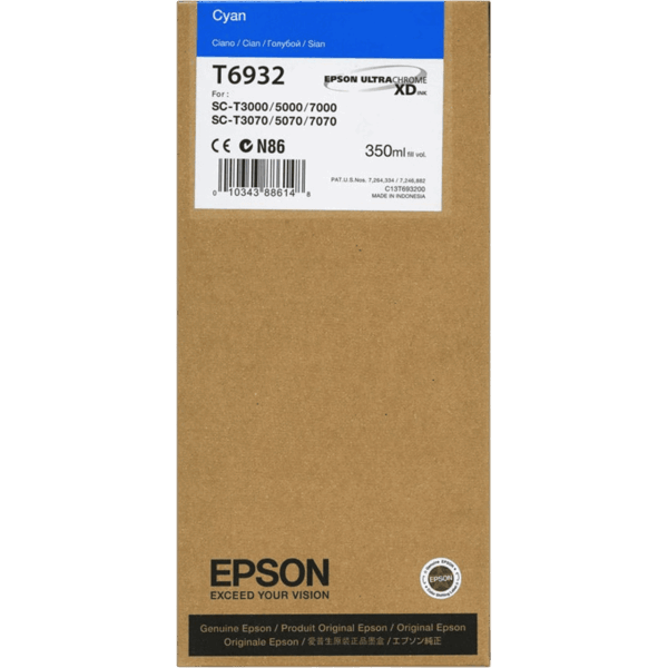 EPSON Ink Cartridge Cyan 350ml | C13T69320N - Image 2