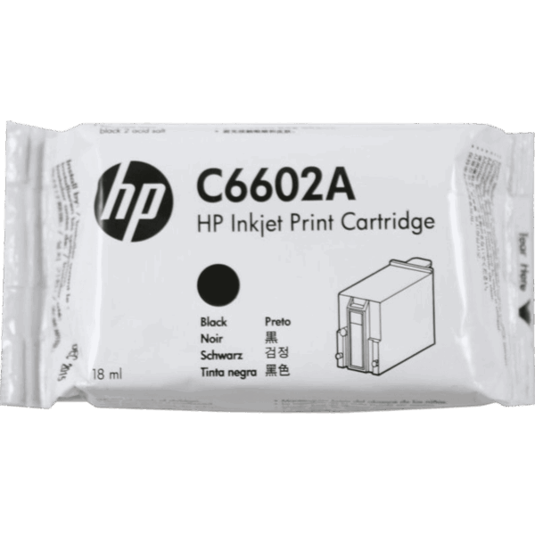 HP Ink Cartridge Original Black | C6602A