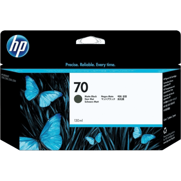 HP Ink 70 Original Matte Black | C9448A