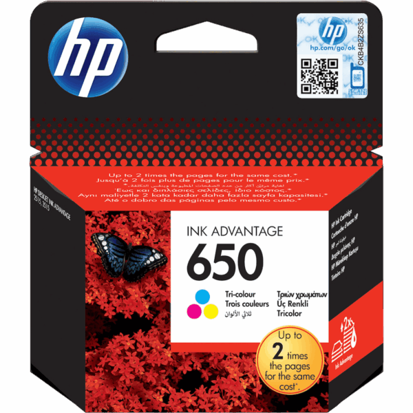 HP Ink 650 MultiColor Tri-Color | CZ102AE
