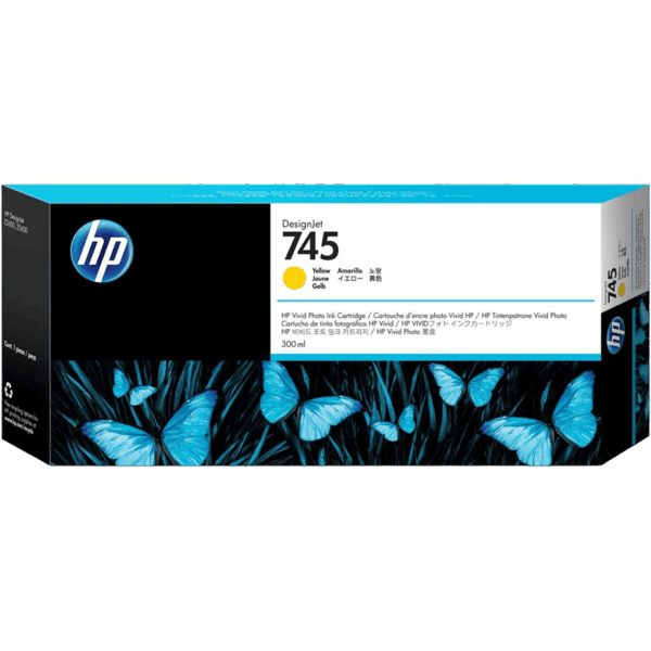 HP Ink 745 Original Yellow | F9K02A