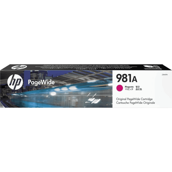 HP Ink 981A Magenta Original PageWide Cartridge | J3M69A