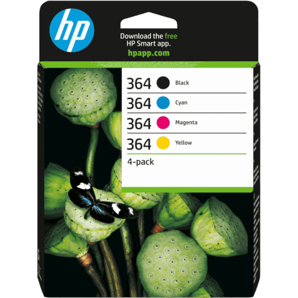 HP Ink 364 Original Black / Cyan / Magenta / Yellow Multipack | N9J73AE