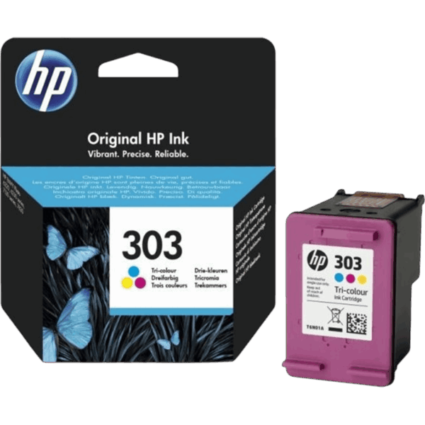 HP Ink 303 Original Cyan Magenta Yellow | T6N01AE - Image 2