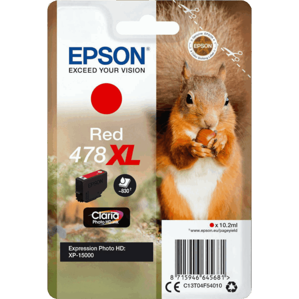 EPSON Ink T04F5 Red 10.2ml | C13T04F54010