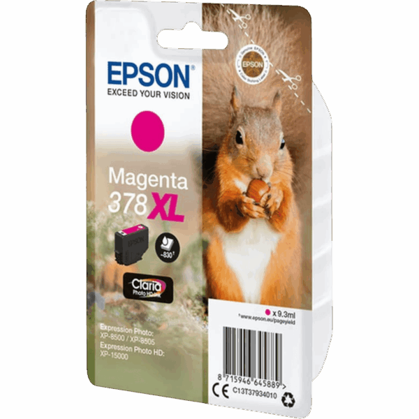 EPSON Ink T3793 Magenta 9.3ml | C13T37934010