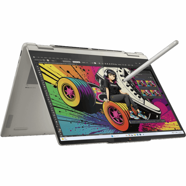 LENOVO Laptop Yoga 7 2in1 14" WUXGA [R5 AI 340 | 16GB | 512GB SSD M.2 | Win 11 Home | 3Y] / 83JR001NGM - Image 2