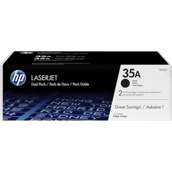 HP Ink Toner 35A Combo Pack Black / CB435AD - Image 2