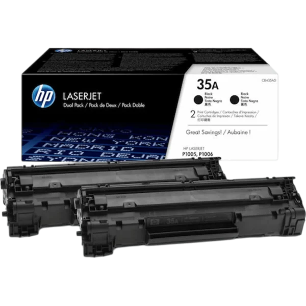 HP Ink Toner 35A Combo Pack Black / CB435AD