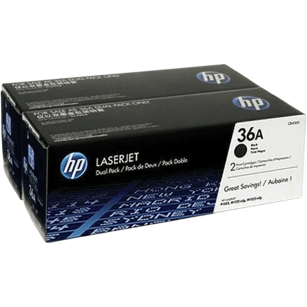 HP Ink Toner 36A Combo Pack Black / CB436AD - Image 2