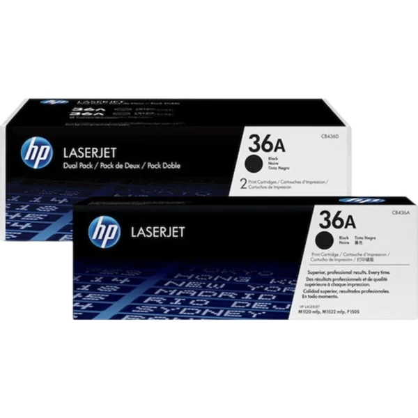 HP Ink Toner 36A Combo Pack Black / CB436AD