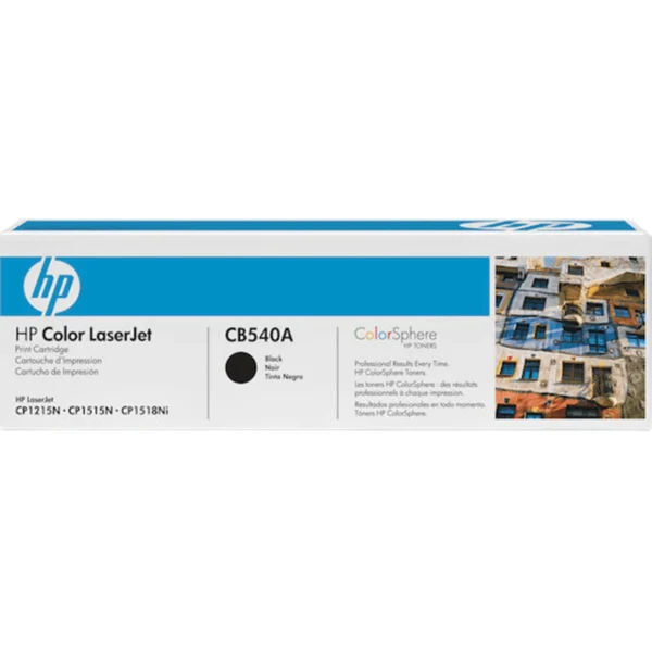 HP Ink Toner 125A Black / CB540A - Image 4