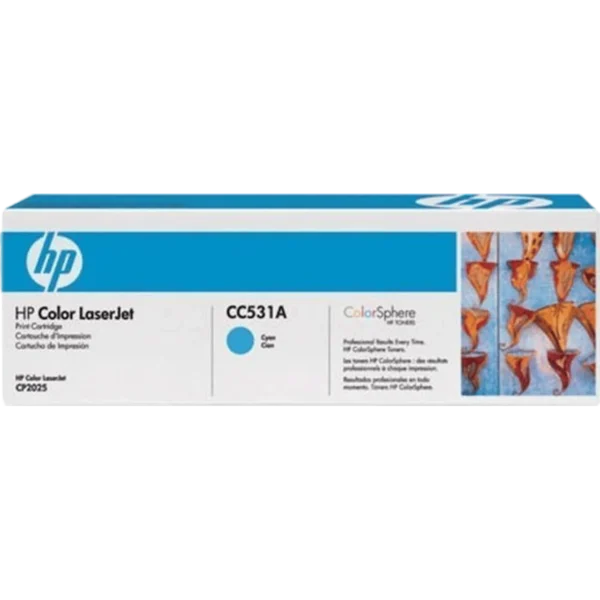 HP Ink Toner 304A Cyan / CC531A - Image 2