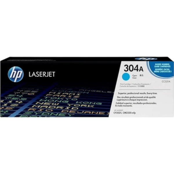 HP Ink Toner 304A Cyan / CC531A