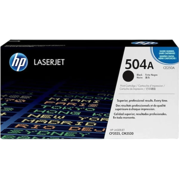 HP Ink Toner 504A Black / CE250A