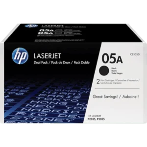 HP Ink Toner 05A Black [Dual Pack] / CE505D