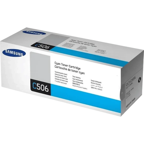 SAMSUNG Ink CLT-C506L High Yield Cyan Toner / SU038A