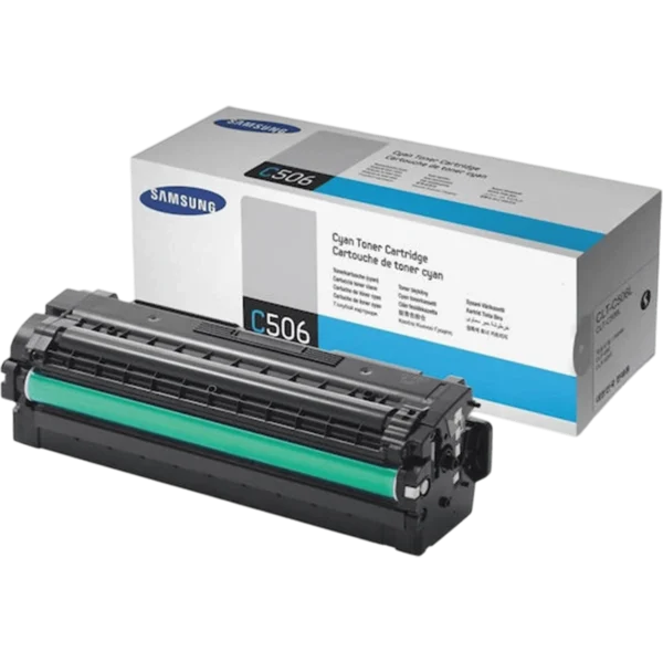 SAMSUNG Ink CLT-C506L High Yield Cyan Toner / SU038A - Image 2