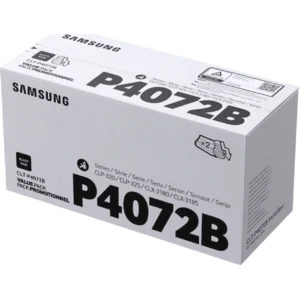 SAMSUNG Ink Toner CLT-P4072B 2-Pack Black / SU381A