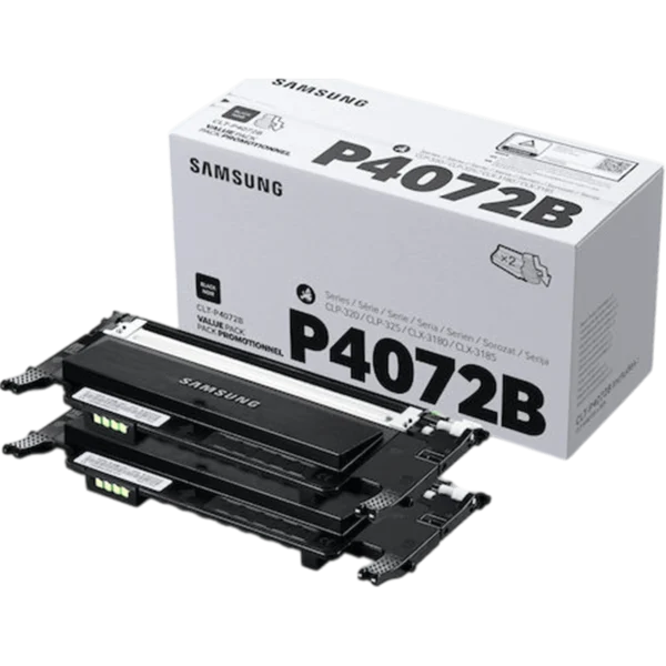 SAMSUNG Ink Toner CLT-P4072B 2-Pack Black / SU381A - Image 2