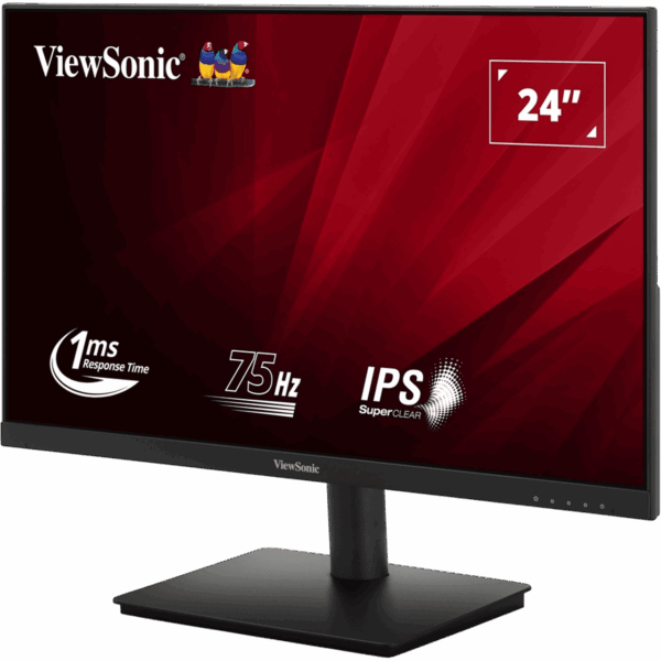 VIEWSONIC Monitor 23.8" [IPS | FHD | 75Hz | 1ms | 3Y] / VA240‑H‑2 - Image 2