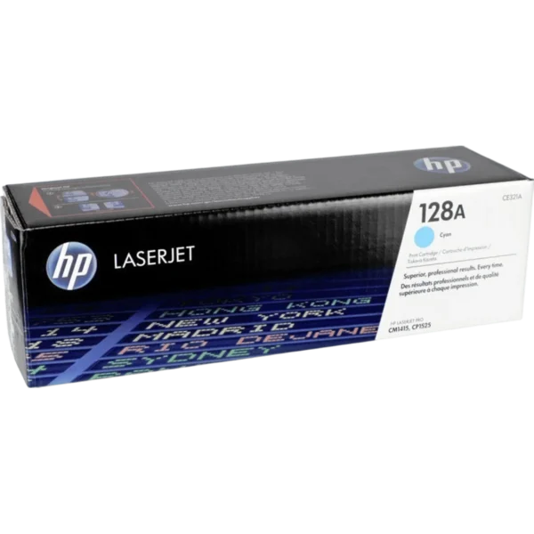 HP Ink Toner 128A Cyan / CE321A - Image 2