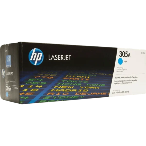 HP Ink Toner 305A Cyan / CE411A - Image 2